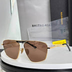 Geometric Metal Sunglasses