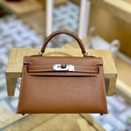 Palm Print Gold Brown 19
